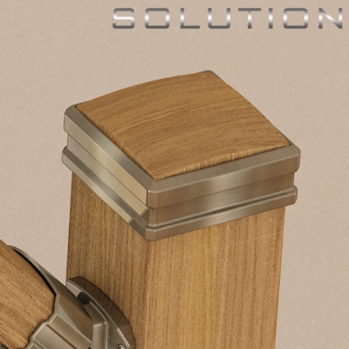 Solution newel post cap